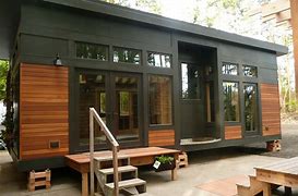 Image result for Square Tubing Tiny House