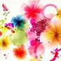 Image result for Colorful Flower Wallpaper Art