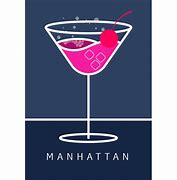 Image result for Manhattan Drink Art