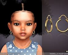 Image result for Sims 4 Toddler Earrings CC