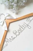 Image result for DIY Personalized Bridal Hanger
