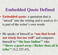 Image result for Embedded Quotations