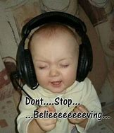 Image result for Baby with Headphones Meme