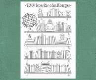 Image result for 100 Book Chalenge Sheet