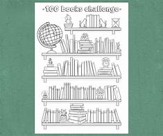 Image result for Reading Log with Books On Selves 100 Books