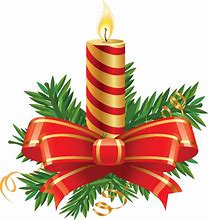 Image result for Christmas Candle Clip Art