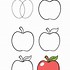 Image result for Sketched Apple