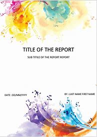 Image result for Cover Page Template Free Download for Word