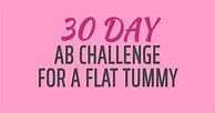 Image result for 30-Day AB Challenge Woman Printable