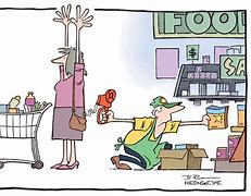 Image result for Funny Shopping Cartoons