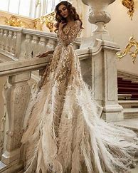 Image result for Ivory with Gold Wedding Dresses