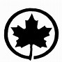 Image result for Maple Leaf Black and White