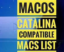 Image result for Macos MacBook Compatibility Chart
