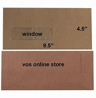 Image result for Brown Envelope with Window