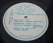 Image result for The Who Live at Leeds Vinyl with Inserts