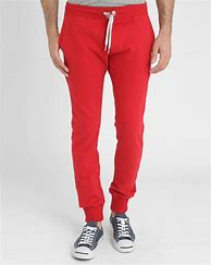 Image result for Red Joggers