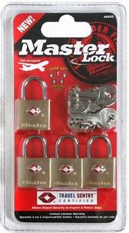 Image result for Master Luggage Lock