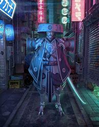 Image result for Cyberpunk Samurai