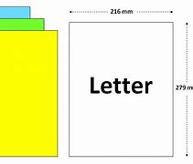 Image result for Letter Size Paper Cm