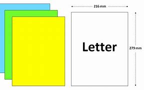 Image result for Letter Size Paper Inches