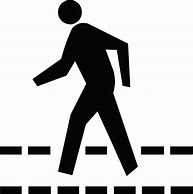Image result for Clip Art Pedestrian in Walker