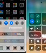 Image result for iOS 10 vs 11 Control Center