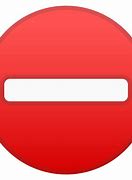 Image result for No Entry. Sign Emoji