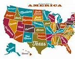 Image result for Hill Map State Nicknames