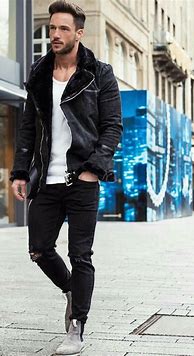 Image result for Leather Street Style Jackets