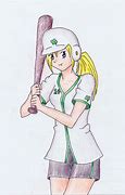 Image result for Anime Girl Softball Player