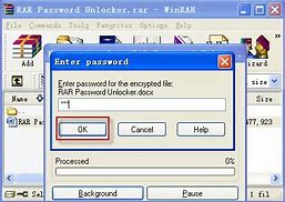Image result for Unlock winRAR Password