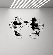 Image result for Kissing Mickey and Minnie Mouse Christmas Wall Hanging