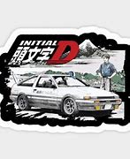 Image result for Initial D AE86 and Mount Fuji