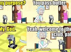 Image result for Rick and Morty Internet Explorer Meme