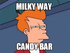 Image result for Milky Way Bar Meme