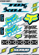 Image result for Fox Dirt Bike Stickers