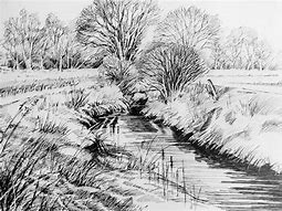 Image result for Landscape Sketch