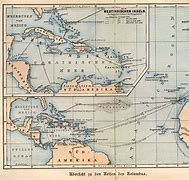 Image result for Christopher Columbus Discovered Map