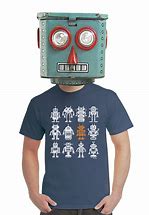 Image result for T-Shirt Robot Design