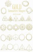 Image result for Gold Geometric 8