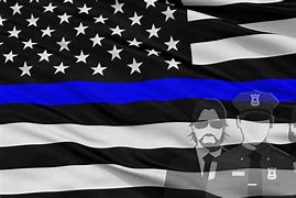 Image result for Thin Blue Line Flag Sticker