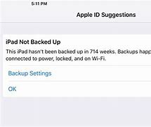Image result for This iPad Is Not Backed Up