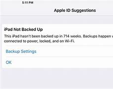 Image result for This iPad Is Not Backed Up