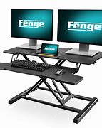 Image result for Desk with Recessed Monitor