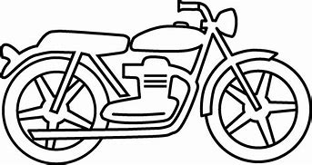 Image result for Motorcycle Outline Art