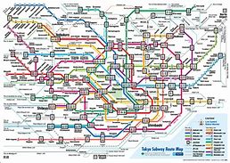 Image result for Tokyo Tourist Map Subway
