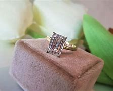 Image result for 2 Carat Emerald Cut Diamond Ring
