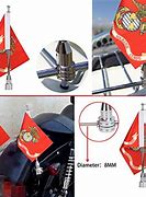 Image result for Motorcycle 6 X 9 Flags