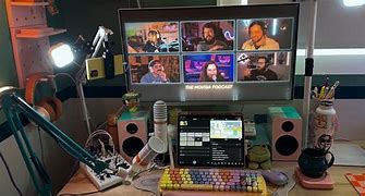 Image result for Podcast Camer Setup