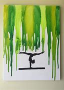 Image result for Gymnastics Melted Crayon Art